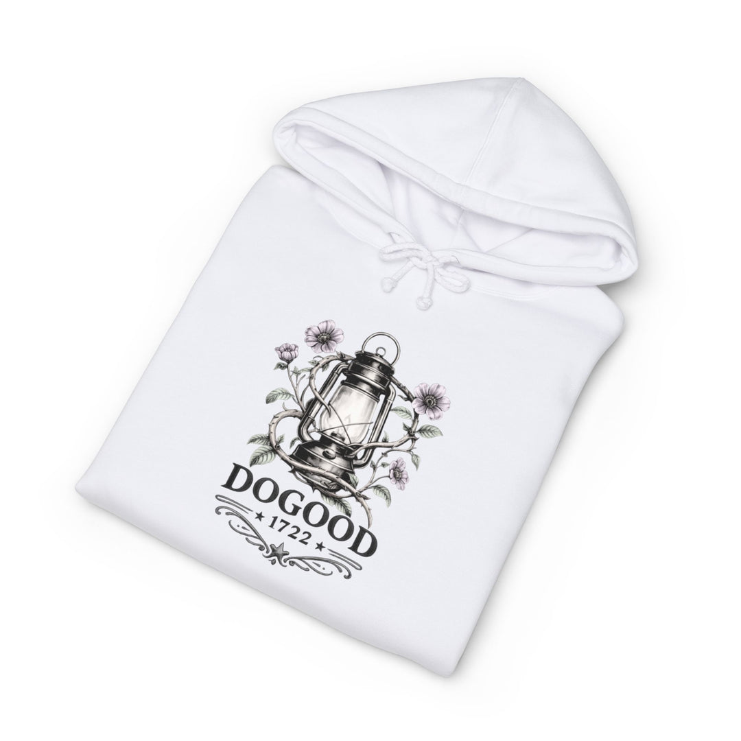 Homesteader Hoodie — "Basically a Homesteader Now" Vintage Farm Illustration Hooded Sweatshirt