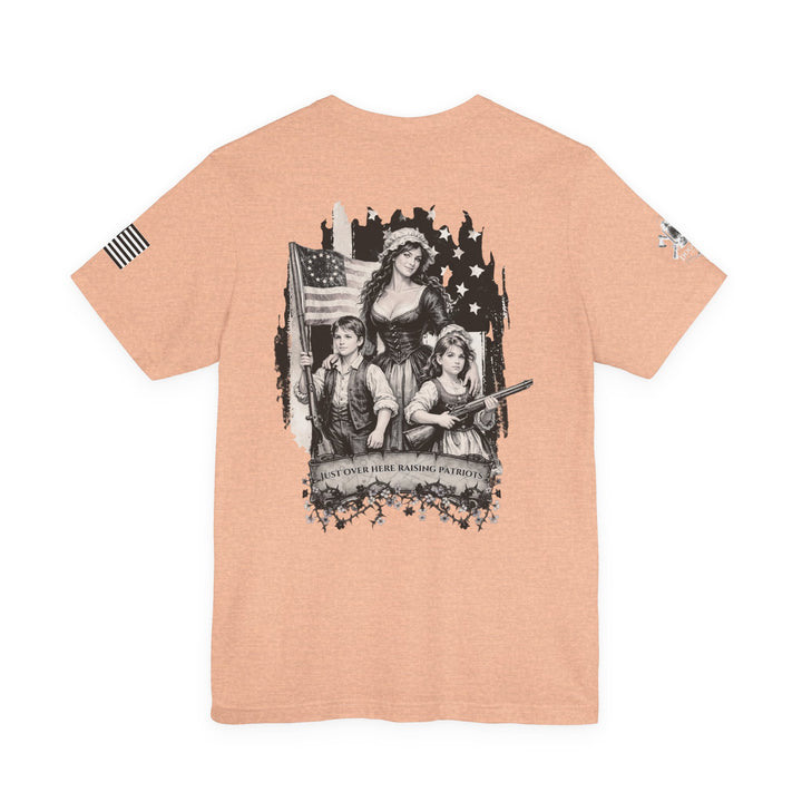 Liberty Lantern Tee — Patriotic "Raising Patriots" Graphic T-Shirt