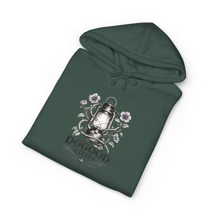 Homesteader Hoodie — "Basically a Homesteader Now" Vintage Farm Illustration Hooded Sweatshirt