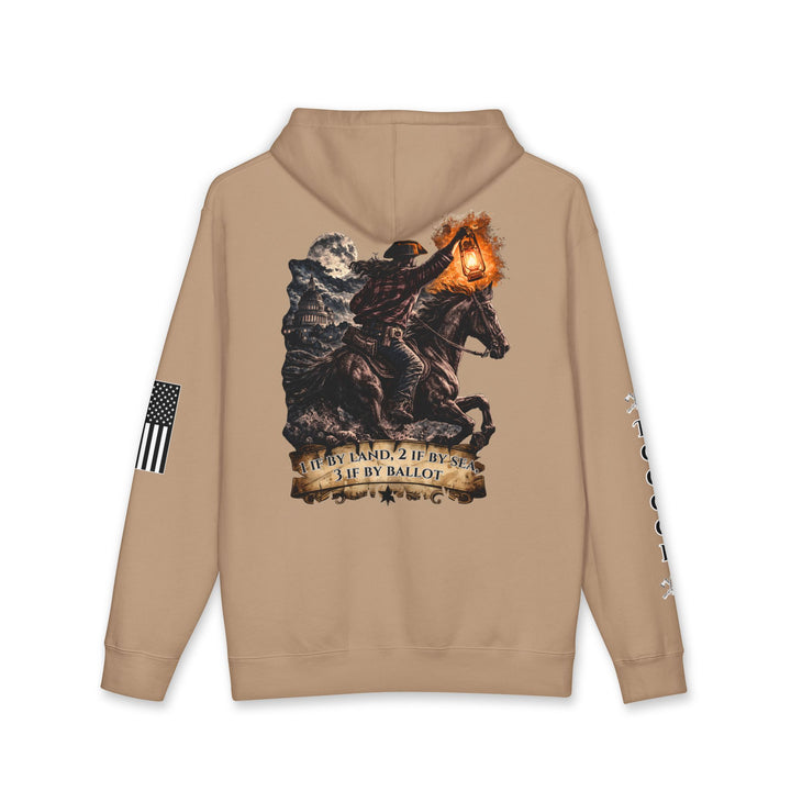 Patriotic Hoodie — "Midnight Ride" Premium Hooded Sweatshirt
