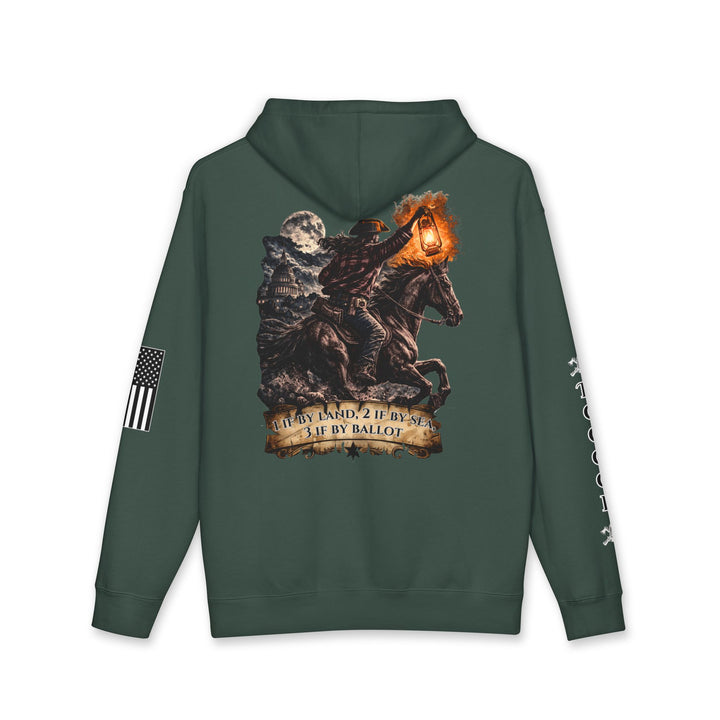 Patriotic Hoodie — "Midnight Ride" Premium Hooded Sweatshirt