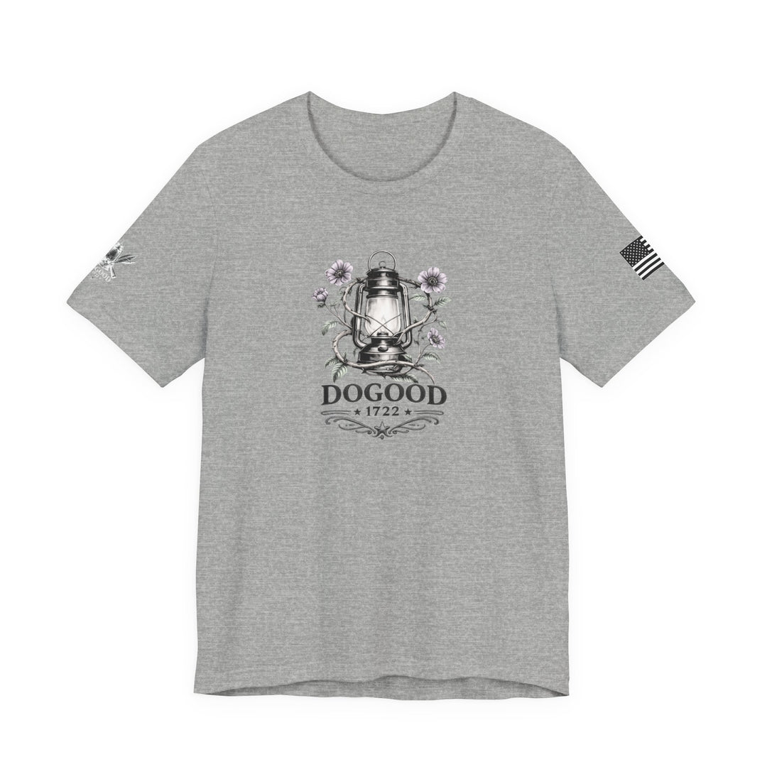 Liberty Lantern Tee — Patriotic "Raising Patriots" Graphic T-Shirt