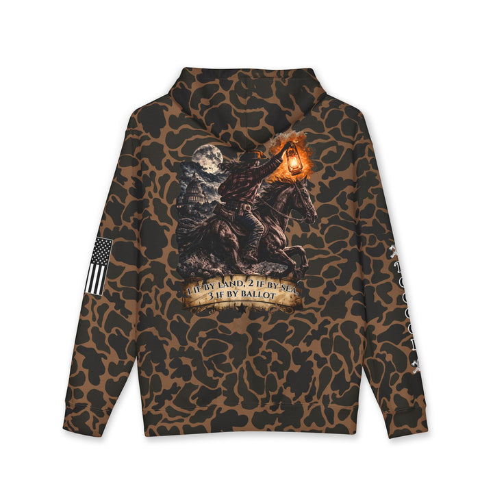 Patriotic Hoodie — "Midnight Ride" Premium Hooded Sweatshirt