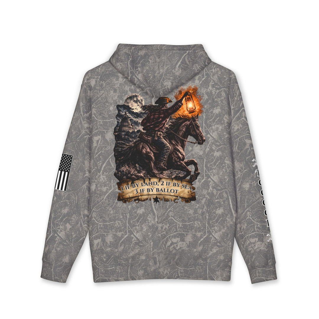 Patriotic Hoodie — "Midnight Ride" Premium Hooded Sweatshirt