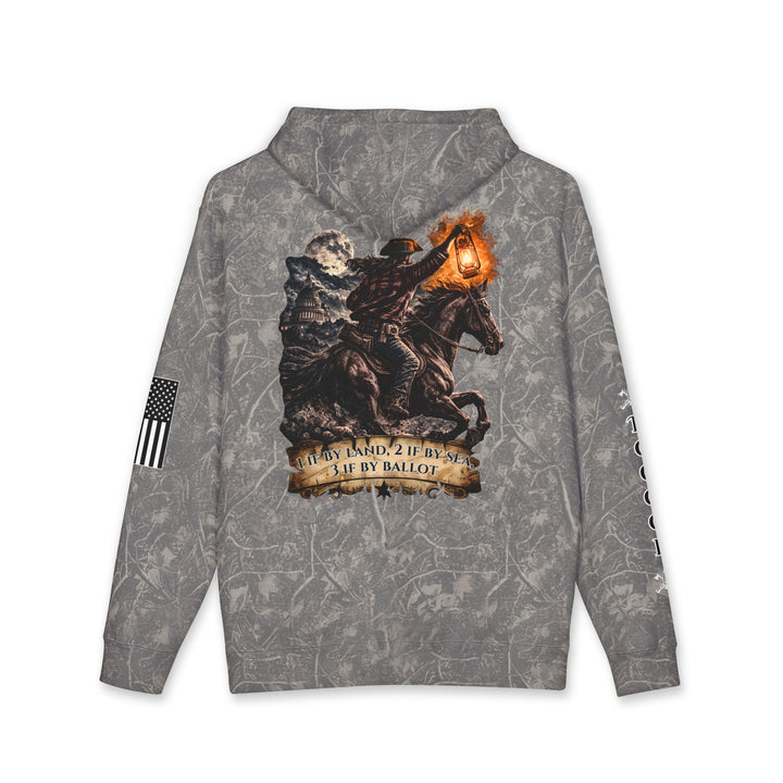 Patriotic Hoodie — "Midnight Ride" Premium Hooded Sweatshirt