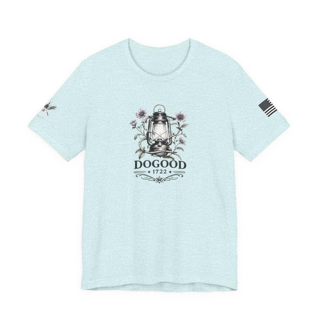 Liberty Lantern Tee — Patriotic "Raising Patriots" Graphic T-Shirt