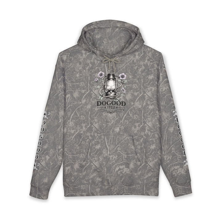 Mind Your Manners Hoodie — Vintage Lantern Floral Heavy Weight Pullover