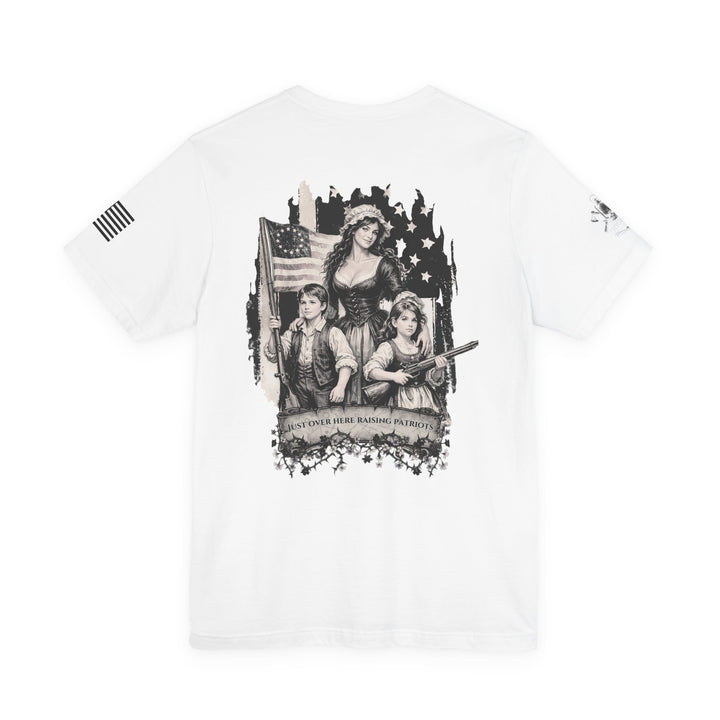 Liberty Lantern Tee — Patriotic "Raising Patriots" Graphic T-Shirt