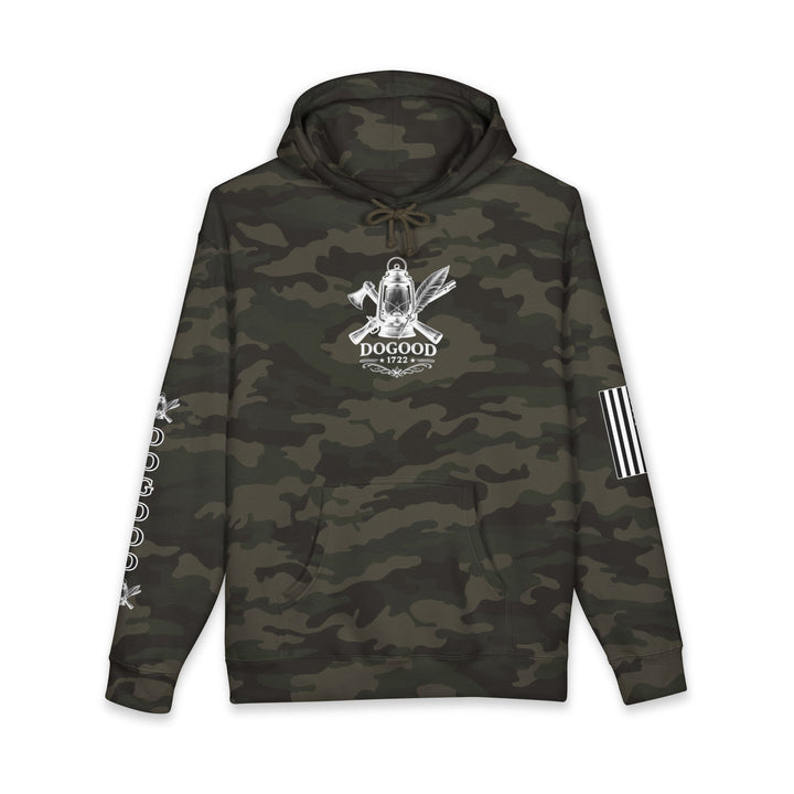 Patriotic Hoodie — "Midnight Ride" Premium Hooded Sweatshirt