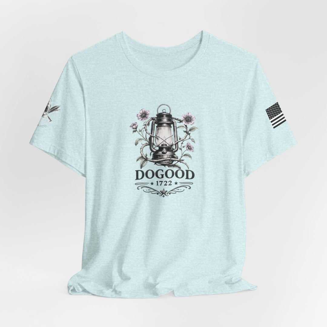Liberty Lantern Tee — Patriotic "Raising Patriots" Graphic T-Shirt