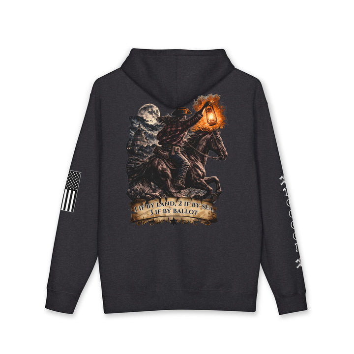 Patriotic Hoodie — "Midnight Ride" Premium Hooded Sweatshirt