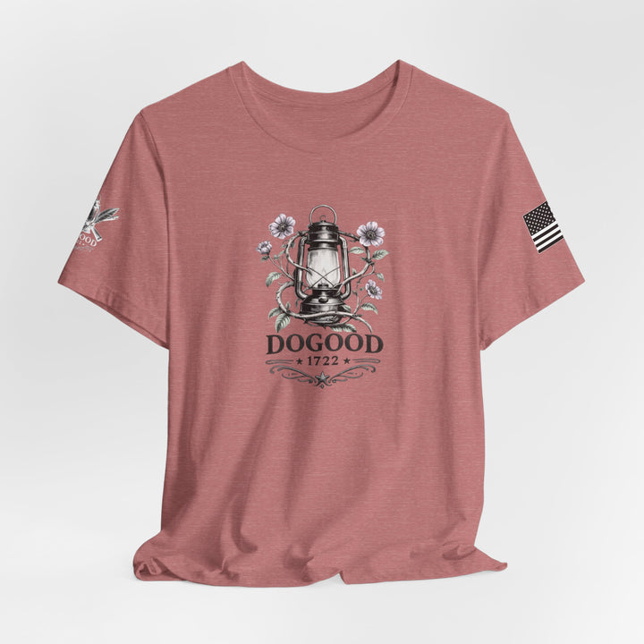 Liberty Lantern Tee — Patriotic "Raising Patriots" Graphic T-Shirt
