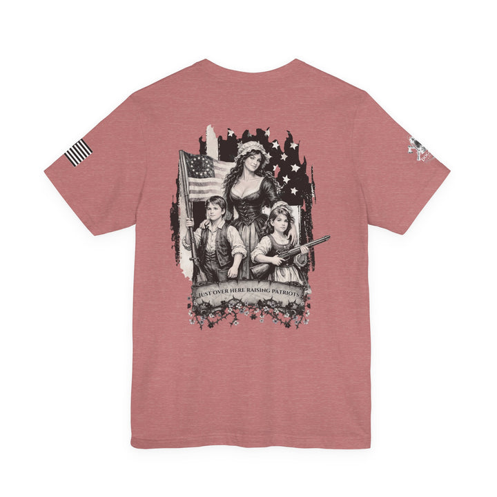Liberty Lantern Tee — Patriotic "Raising Patriots" Graphic T-Shirt